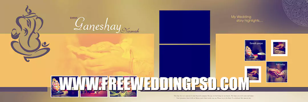 creative indian wedding album 12×36 psd templates